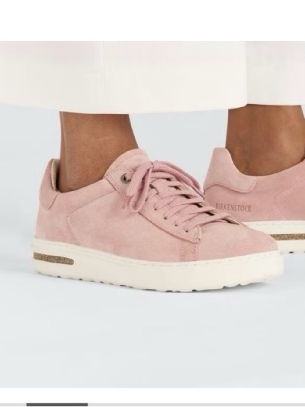 Birkenstock Bend Low Suede Sneaker PinkClay/Oyster EU Sz 39 (Women's 8.5) NWOT